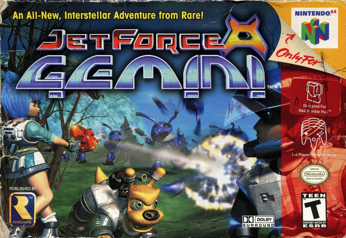 hofnpopper's tweet photo. Today's game of the day is Jet Force Gemini for the N64. This is a fun game even with the bit of jank in it. How many have played this one? #N64 #JetForceGemini #RetroVideoGame https://t.co/40nzz7mUx3