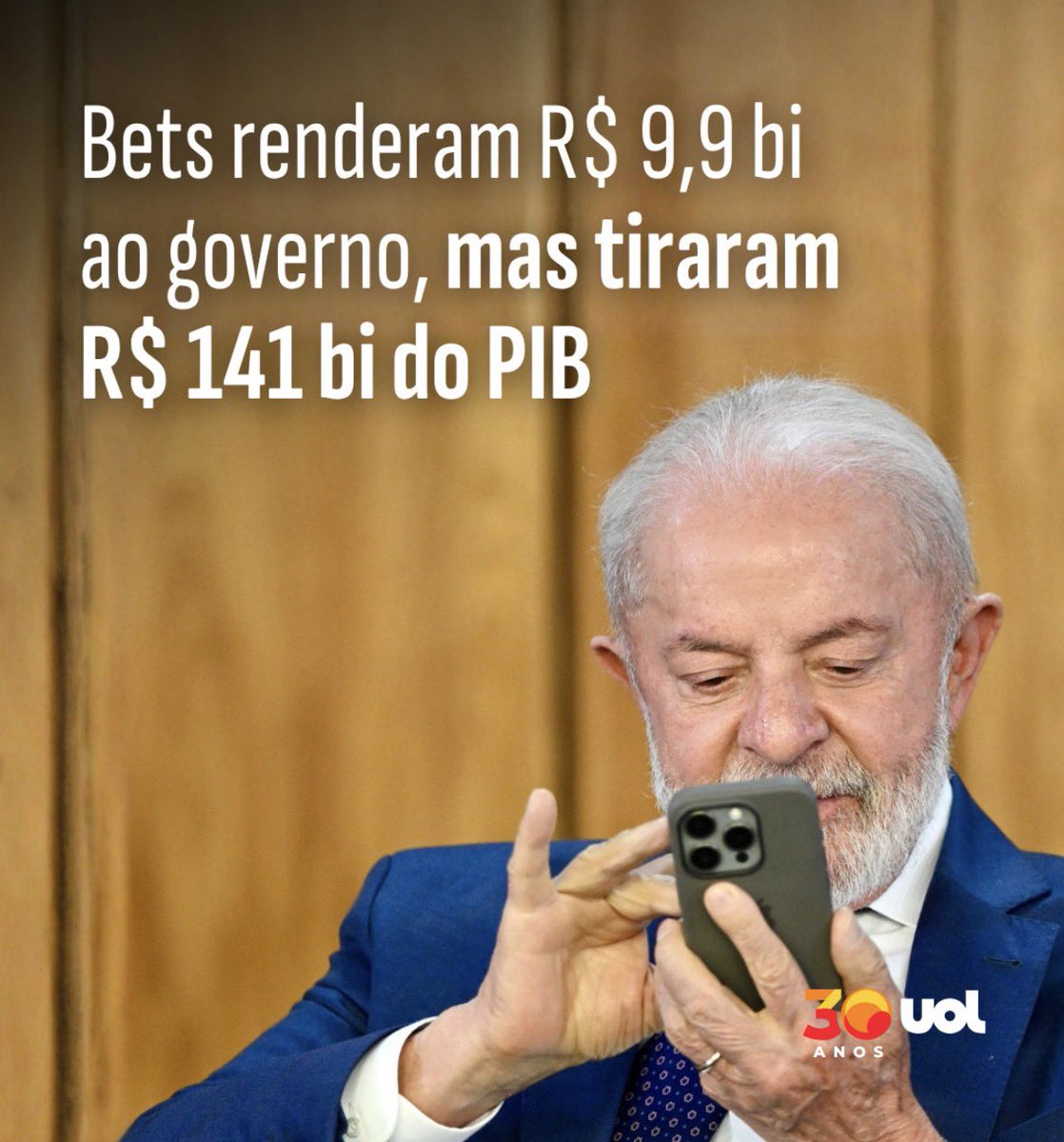 PedroRonchi2's tweet photo. Ah, mas as bets dão lucro para o Estado.
As bets: https://t.co/gYyP6ltgJu