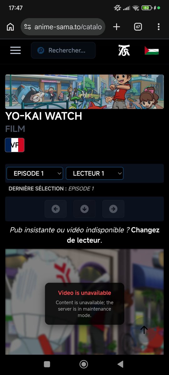 TheTeamFlash2's tweet photo. Salut je ne peux pas lancer le film et pourtant ya seulement quelques jours le film ce lancé, ce n'est pas un problème de lecteur car il y en a qu'un seul, pouvez vous me dire quand ca marchera ?
@Anime_SamaFR https://t.co/2OABnjsnEz