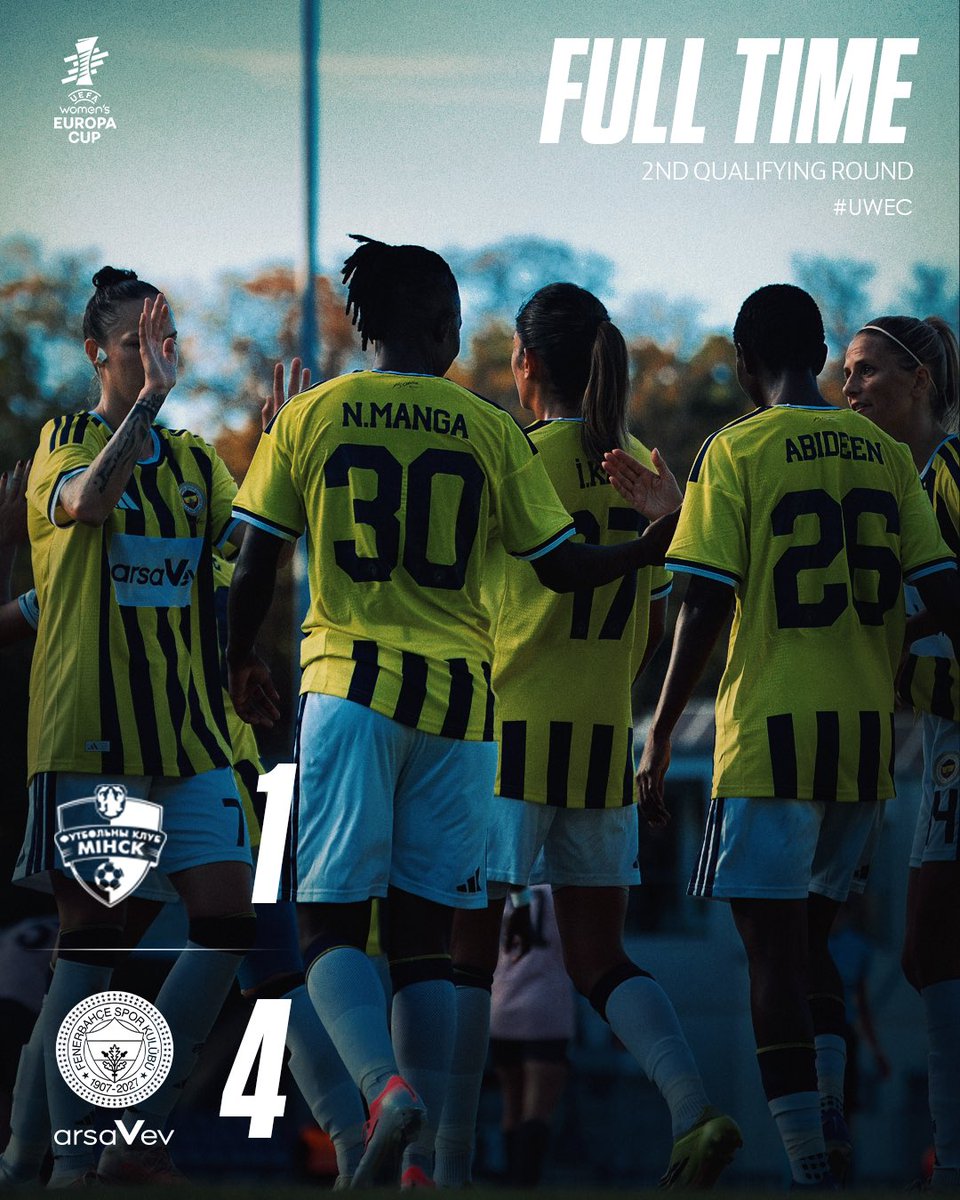 kadinfutbolfb's tweet photo. UEFA Kadınlar Avrupa Kupası 2. Ön Eleme Turu ilk maçından 4-1 galip ayrılıyoruz! 💪

#FCMvFB https://t.co/zjLrvbQWRi