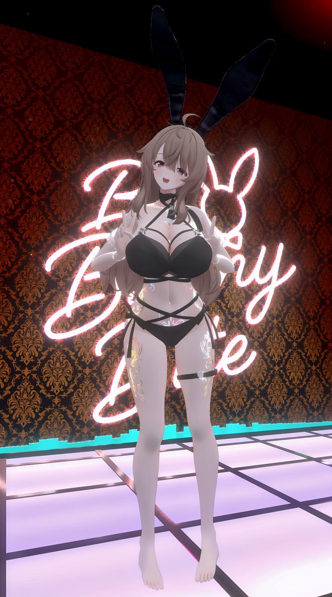 Penko1248's tweet photo. バニーのアバターまじで好きすぎる����
#VRChat
#今日のVRChat https://t.co/4R8gF1jeEy