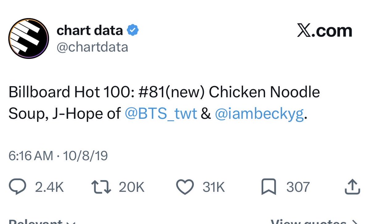 1verse9's tweet photo. On the anniversary of Chicken noodle soup a little reminder of what it achieved https://t.co/WdryhCOERt