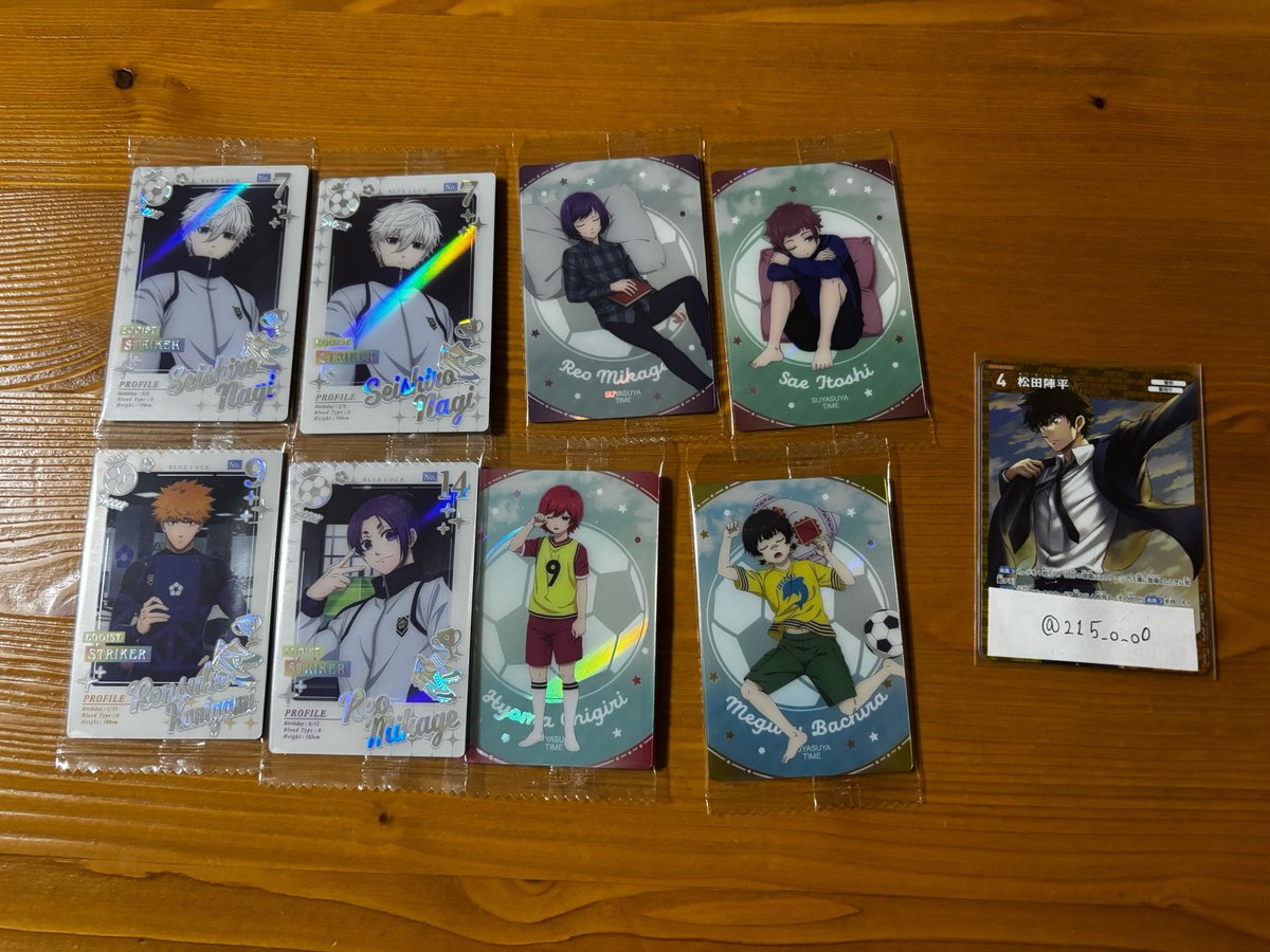 215_o_o0's tweet photo. 【交換】ブルーロック ブルロ ウエハース6 交換

求￤ER潔 > おひるね潔 > ER千切

譲￤画像参照

都内手渡し、郵送可能
好条件の方優先
検索からでもお気軽にお声掛けくださいᐡ ̳ᴗ  ̫ ᴗ ̳ᐡ♡

 #ブルーロック交換  #ブルーロック譲り https://t.co/sAyAvoYK3s
