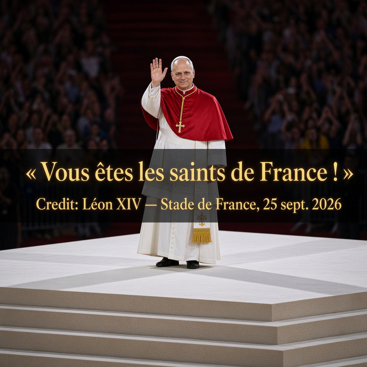 christine_kelly's tweet photo. Que des mots d’amour et de paix. 
D’unité de rassemblement et d union. 
La France a soif de paix.
#papeleon https://t.co/fi18ScMmuy