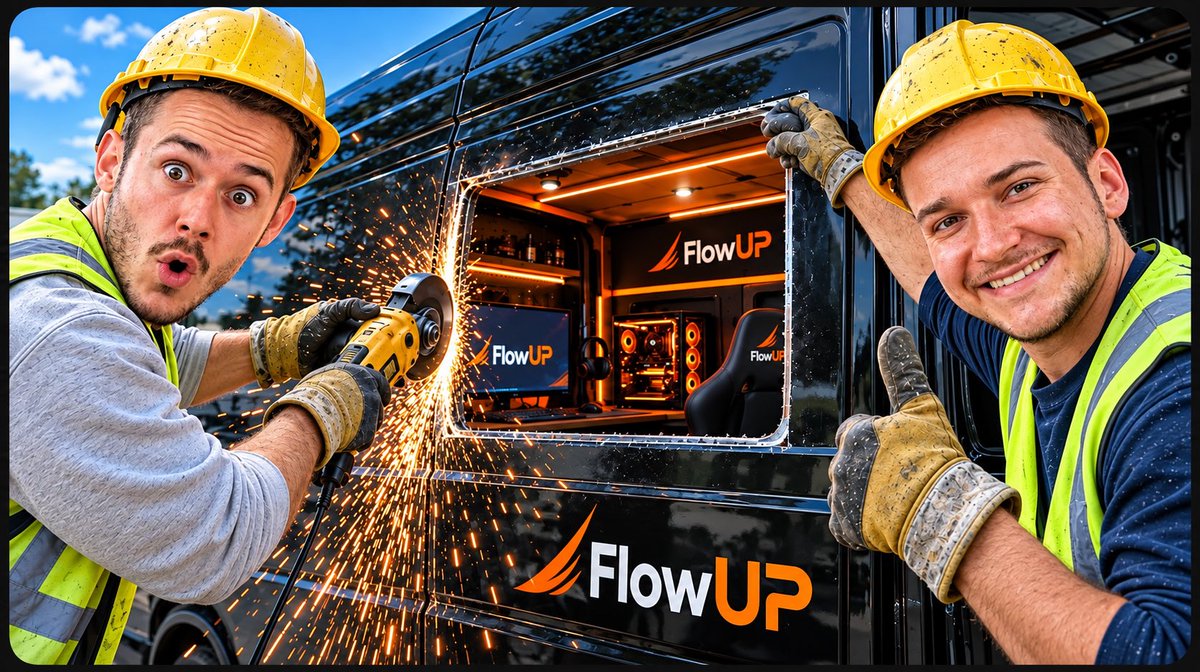 FRhardware's tweet photo. ON COMMENCE ENFIN LES TRAVAUX DU VAN FLOWUP !
https://t.co/Ax0EW1PIVN https://t.co/ukZJlLVih6