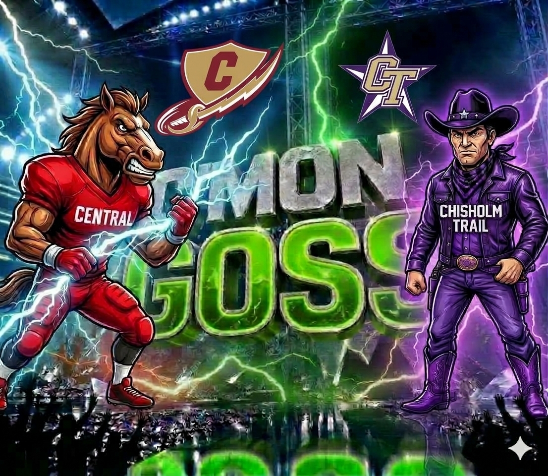Gosset41's tweet photo. CMON GOSS! Week 5 C'mon Goss Team Of The Week goes to the Central Chargers and Chisholm Trail Rangers!

I had Central losing by 4 vs Byron (won by 13) and CT losing by 10 vs Azle (won by 15)

Who will stump the Goss in Week 6? #txhsfb @KISDAthletics @CTHS_RangersFB @CHSChargerFB https://t.co/LXHvgdAhLz