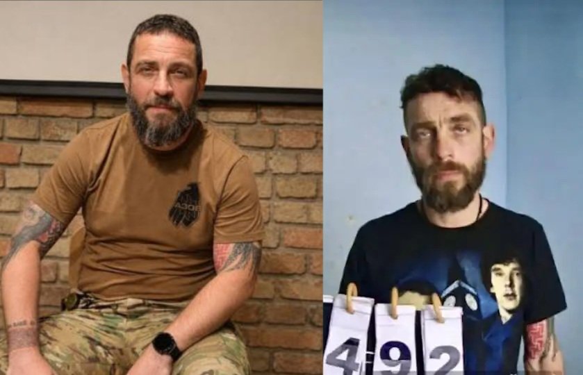 CrimeanVoyager's tweet photo. russians put him in a death-row cell.

Then they blew it up.

Oleksandr “Avocado” Hryshyn survived the Olenivka massacre by some miracle.

“Shrapnel everywhere except my right hand.”

In the Donetsk hospital, they put him naked under an air conditioner at −16°C for four hours. He wasn’t bandaged until the fourth day. He pulled shrapnel out himself.

“When they returned me to Olenivka, they beat us again. Forced us to squat for hours with broken bones. And they beat, beat, beat…”

“For every word I spoke in Ukrainian, they beat me. Brutally. Mercilessly.”

He survived russian captivity.

He returned to Ukraine — and continues serving with Azov.
Unbroken. A Ukrainian warrior.

Hundreds of Ukrainian POWs are still held in russian captivity.

#FreeUkrainianPOWs
#FreeAzovstalDefenders