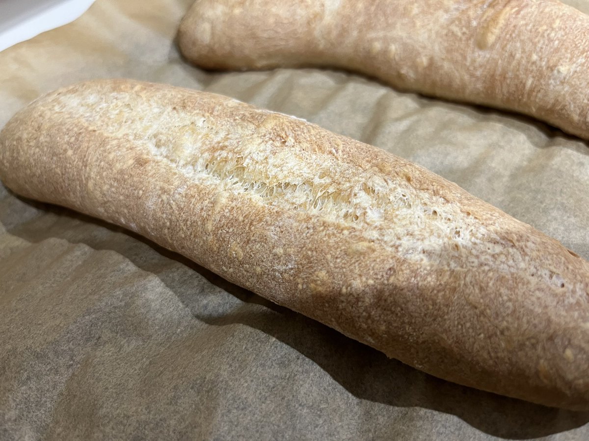 yub_vsp's tweet photo. やっといい感じに焼けた🥖 https://t.co/vHdCUPKCQ1