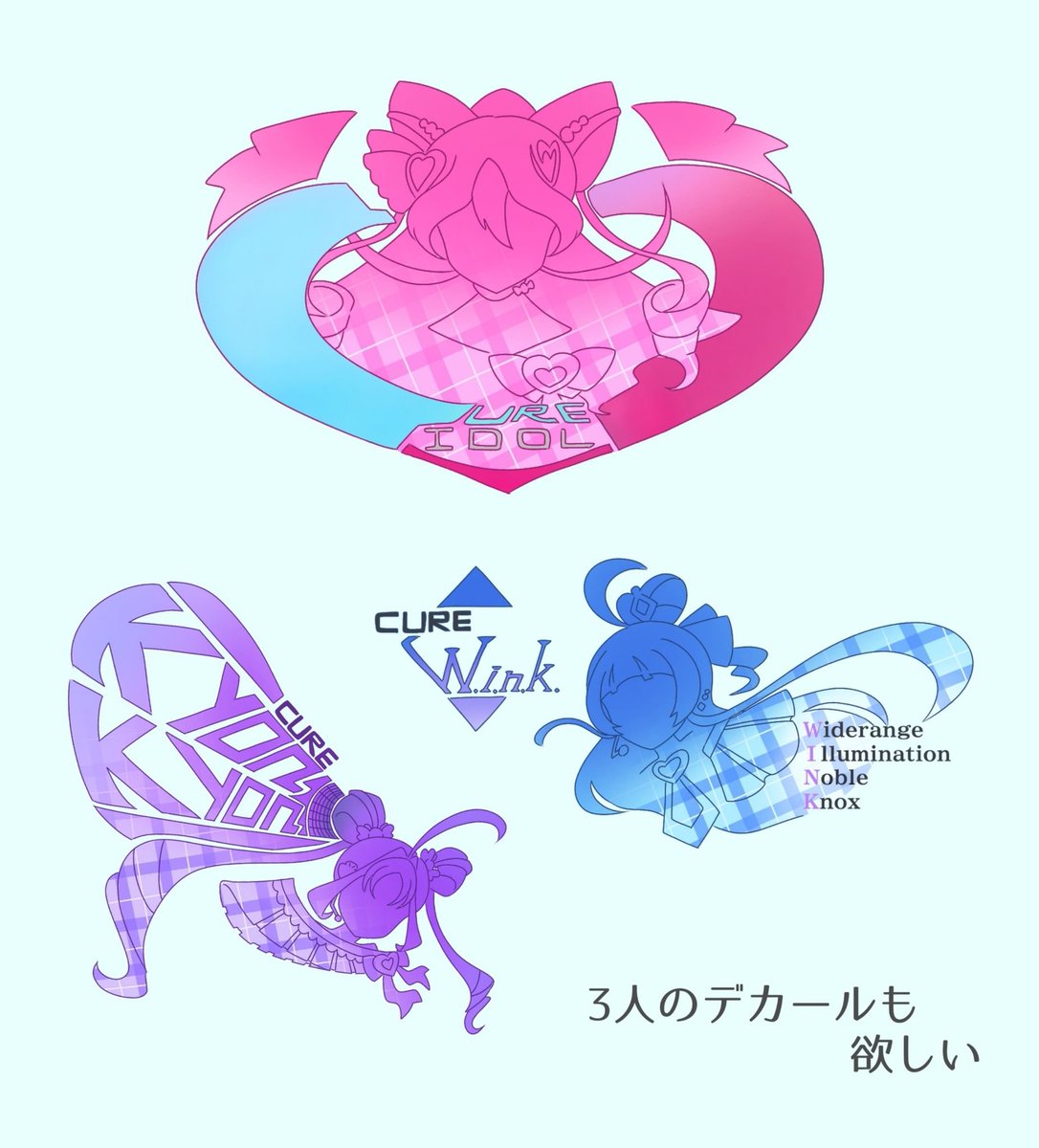 DURCHANSUKI_5's tweet photo. 🩷💙💜のデカールも欲しいです https://t.co/UKcyMhMNWD