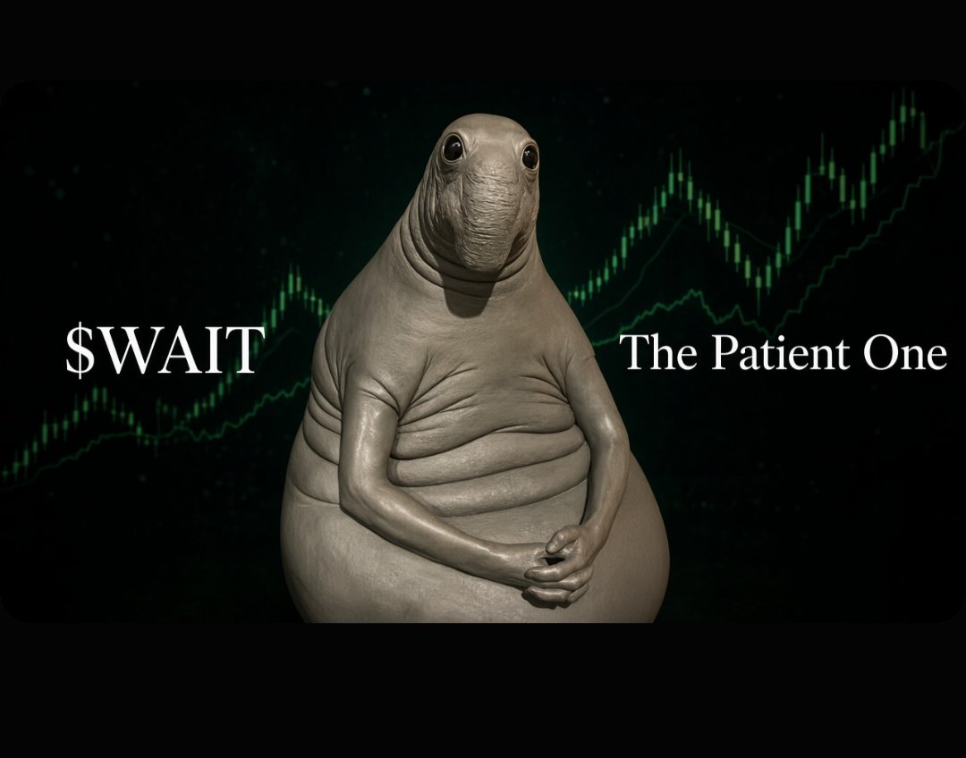 KitchenEagles's tweet photo. They said “wen moon?”
I said “I’ll wait.”
And I’m still waiting.
$WAIT – The Patient One https://t.co/oEyl5gNi4R