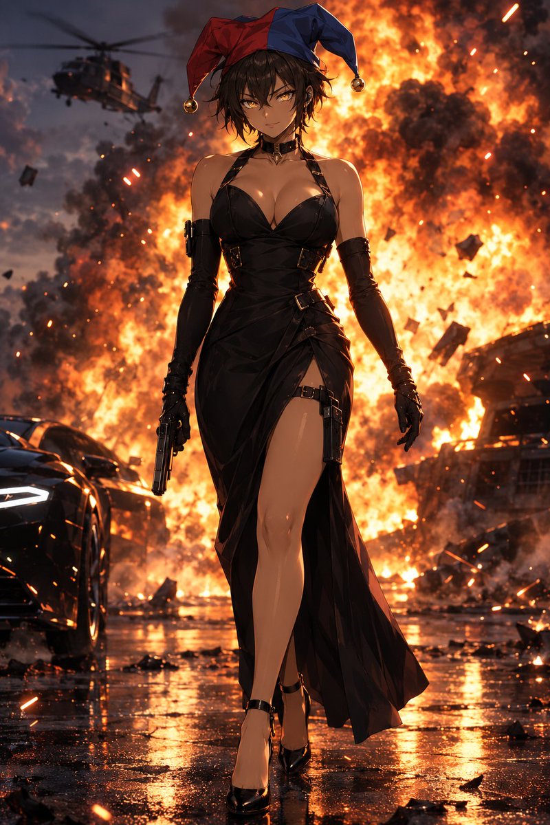 Zeki_VA's tweet photo. "Mission Accomplished. Heading out."

I had this prompt here for a while and I was thinking who to use. This came out perfectly!

Prompt: https://t.co/7WyUaAVlaG https://t.co/gJsfz4iBlV