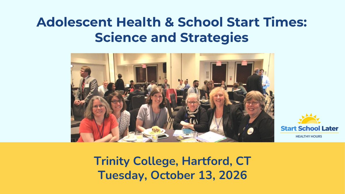 aasmfoundation's tweet photo. Move from “we can’t” to “here’s how” when it comes to later school start times.

Join this free workshop for practical strategies, real-world insights and collaborative problem-solving with school and community leaders.

Register: https://t.co/sihV9d0K3T https://t.co/PH5it89bxJ