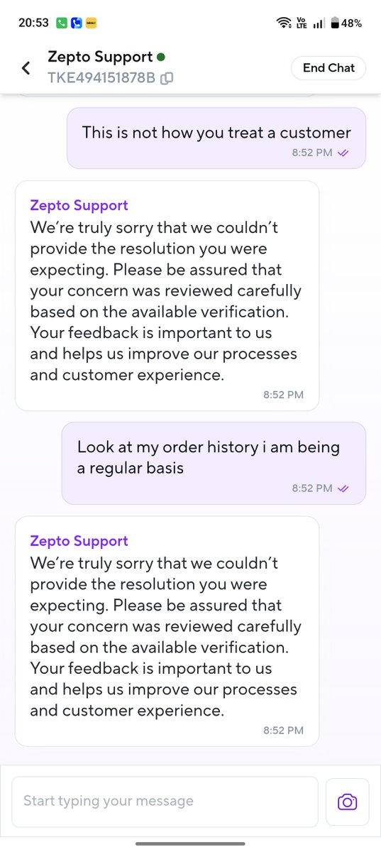 Nash31005's tweet photo. Hey @Zeptocares  how does liquid ice cream pass your "quality check"?

Order KVITKCNNO76005 delivered melted, raised complaint in 60 secs with pics, still refund denied saying "dispatched properly".

Paying for inedible food isn't fair for a regular customer. Please fix this. https://t.co/ocMAE9xsQb