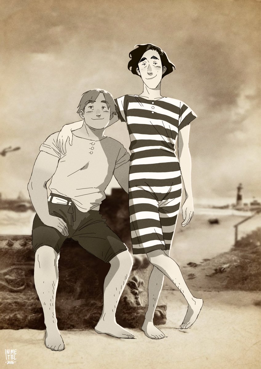 Inimeitiel94's tweet photo. OCs on vacation sketches 1/2 #rkgkㅤ https://t.co/scL4zw21ZP