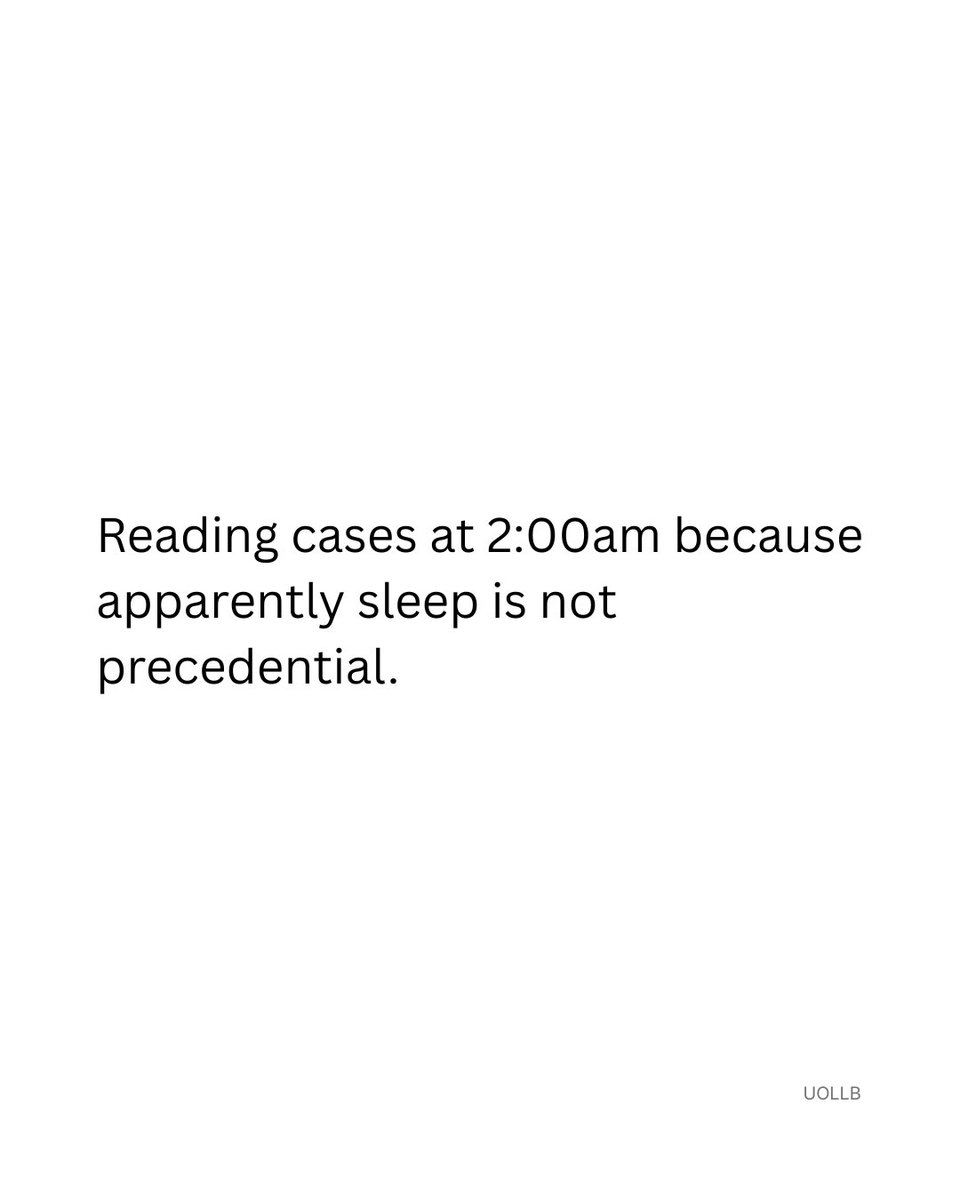 uollaws's tweet photo. The massive volume of reading combined with the need to brief cases using IRAC (Issue, Rule, Application, Conclusion) makes late-night study sessions standard for most law students. https://t.co/aDm6xMc8Df