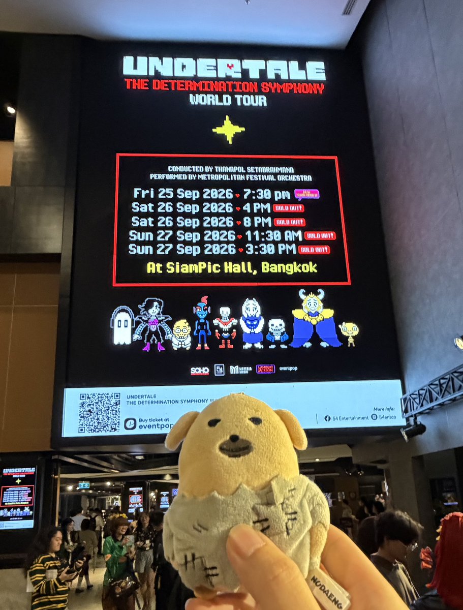 topdontfine's tweet photo. คอนอันเดอร์เทลดีมาก แฮปปี้สัดๆ ชอบ  Asgore theme  มาก  สานฝัน  megalovania อีก

เสียอย่างเดียว เจอสตาฟไม่ค่อยดี กับ gamer พูดไม่หยุดเลย พูดทุกซีนที่ฉาย  คือเรามีฟังดนตรีอะ มาดูคนเล่นอะ  เข้าใจแหละว่าอินแต่แบบที่ส่วนรวม 

หวีดๆ ปรบมือกรี๊ดได้นะ แต่พูดไม่หยุดมันอีกเรื่อง 😔 https://t.co/pcKzkEhC4P