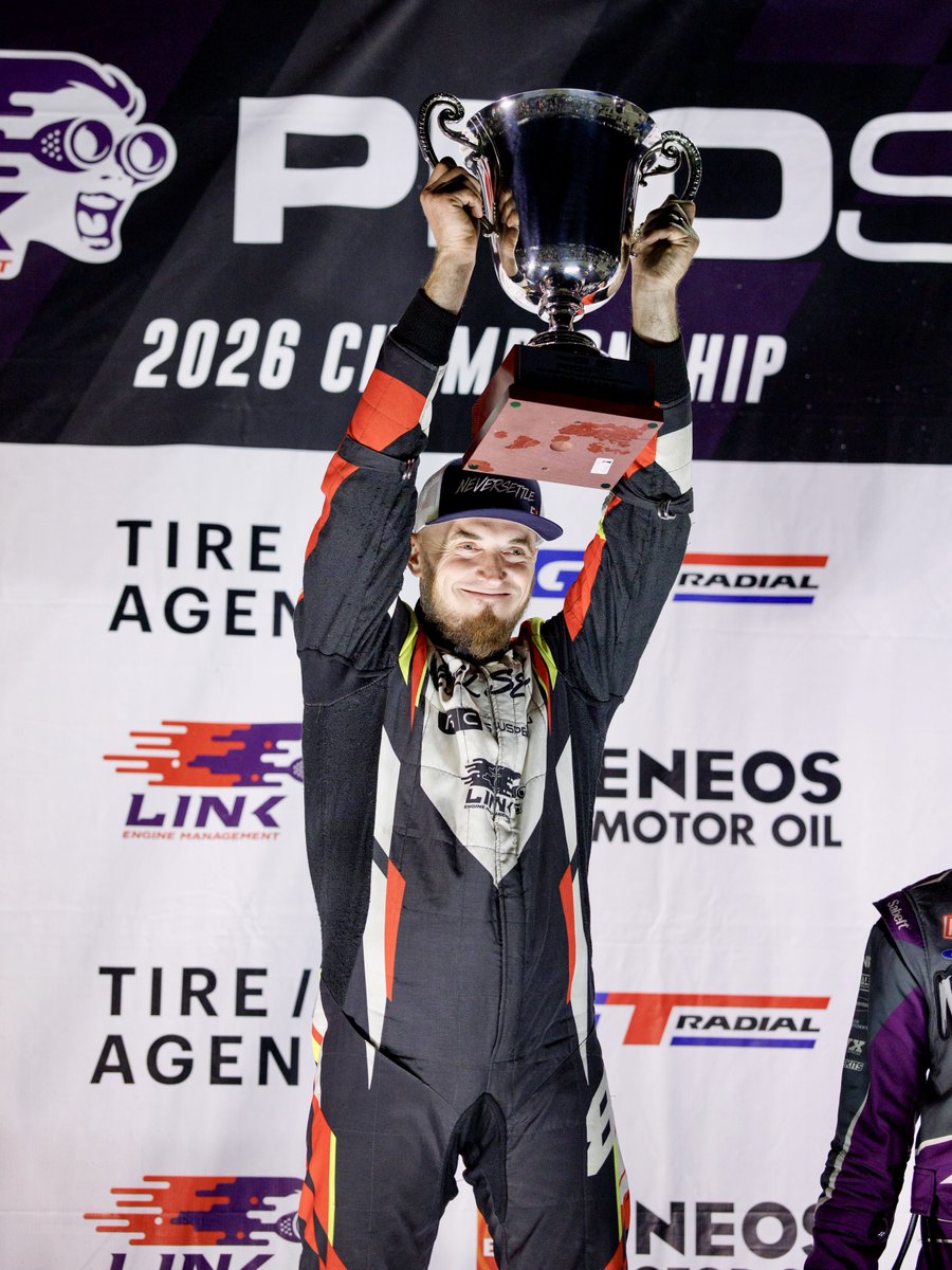 FormulaDrift's tweet photo. About last night. ๐ง๐พ
The 2026 @Link_ECU PROSPEC title belongs to Dmitriy Brutskiy. ๐พ
#FormulaD #FormulaDRIFT #FDLV https://t.co/BDo61ca87y