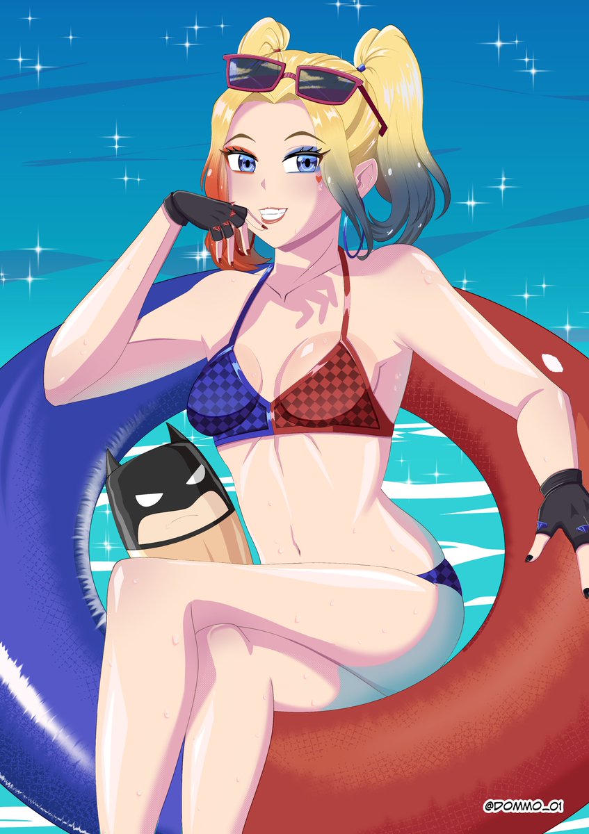 Dommo_01's tweet photo. Summer is over, but it left us with this Harley Quinn in a swimsuit. ☀️

#harleyquinn #Comic #Fanart #Waifu #dccómics https://t.co/rZ0Y8sPaKY