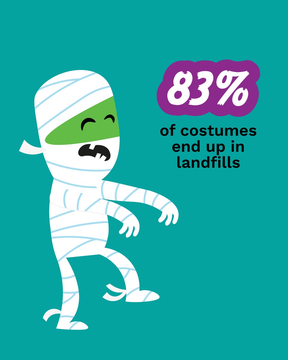 goodwillcfl's tweet photo. 🎃 What’s scarier than a spooky Halloween costume? One that ends up in the landfill after one night. 👻

This Halloween, shop secondhand at Goodwill, get creative and give your costume a second life. ♻️

#GoodwillCentralFlorida #ThriftedHalloween #SustainableHalloween https://t.co/LwyfMyfz9h