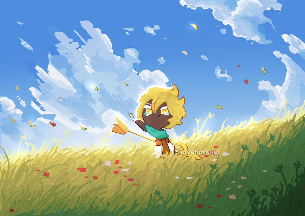 Groovyfennekin's tweet photo. Happy bday Golden Cheese!!!
Quick one for her ehe
#crk #cookierunkingdom #goldencheesecookie https://t.co/GeknTfP9nM