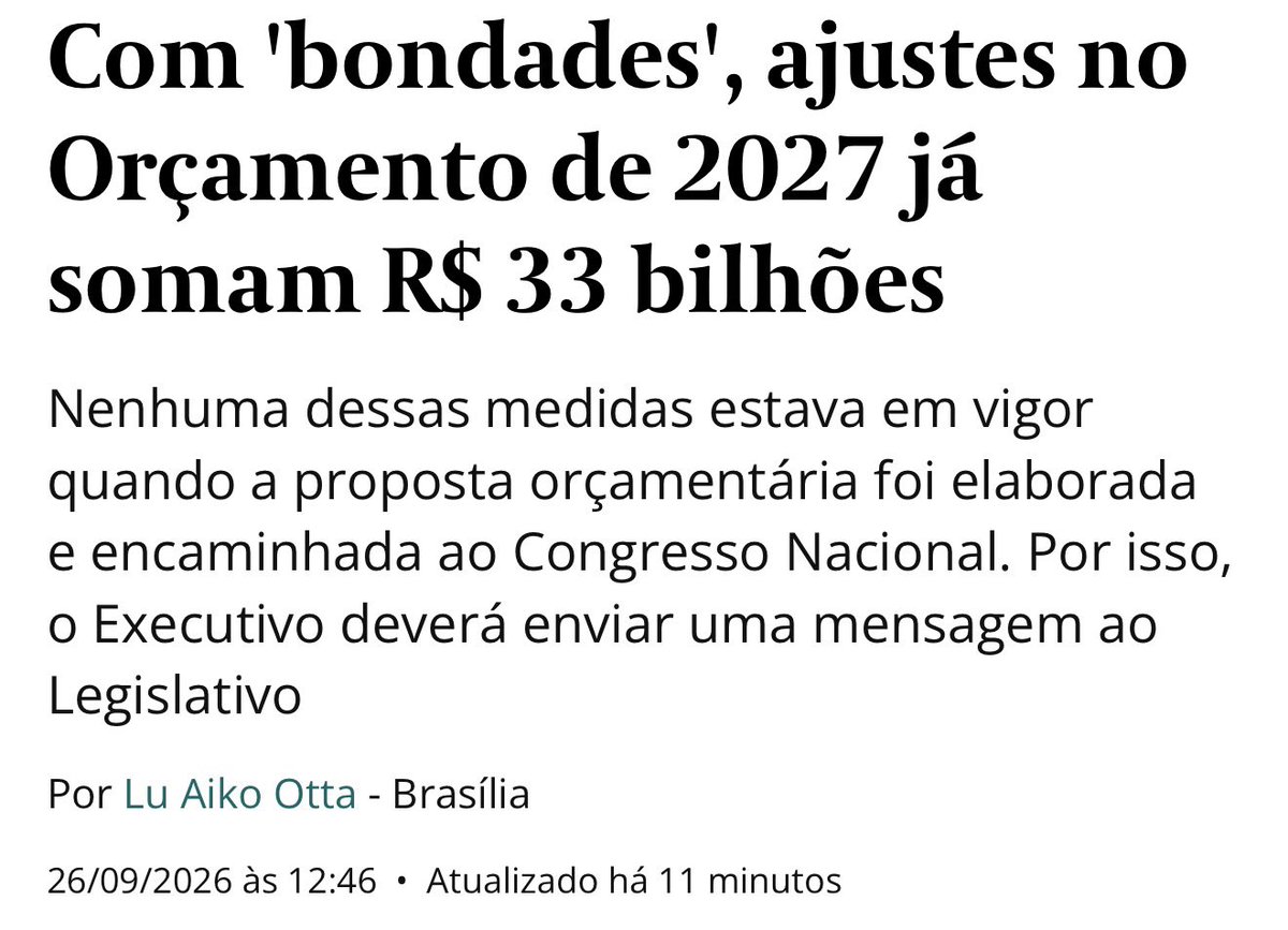 JHdaFonseca's tweet photo. A chance de algum desses gastos ser desfeito é zero. ZERO. 

Lembrete: no curto prazo é impossível prever dólar, mas no longo é extremamente simples. Destruir o fiscal cobra caro, https://t.co/9YYsJSnWFn