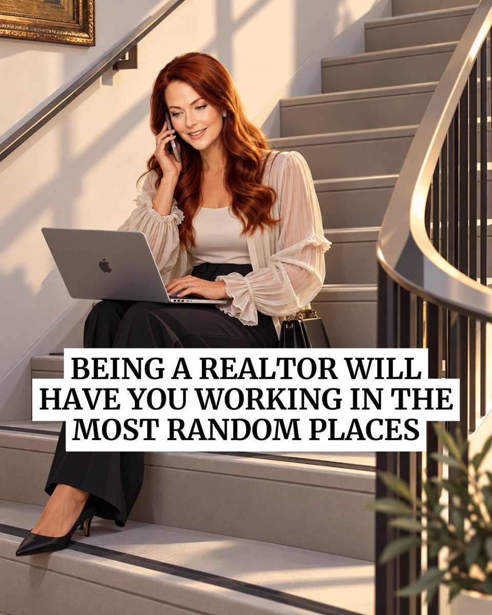 AnnaEasteden's tweet photo. One of the best parts of being a realtor? No two workdays look the same. 😂🏡
My office might be a somewhere completely random. You just never know!
#realtor #losangelesrealtor #realestateagent #realestate #house #RealtorLife #BehindTheScenes #RealEstateLife #RealtorThings https://t.co/WEA4iDdPp1