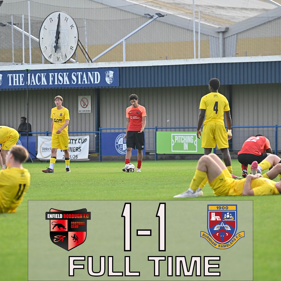 SniperPose's tweet photo. Thurlow Nunn Division One South
@EnfieldBoroFC v Burnham Ramblers
Points shared
#matchday #photoupdates #football #sniperpose https://t.co/lyVjfVwhJK
