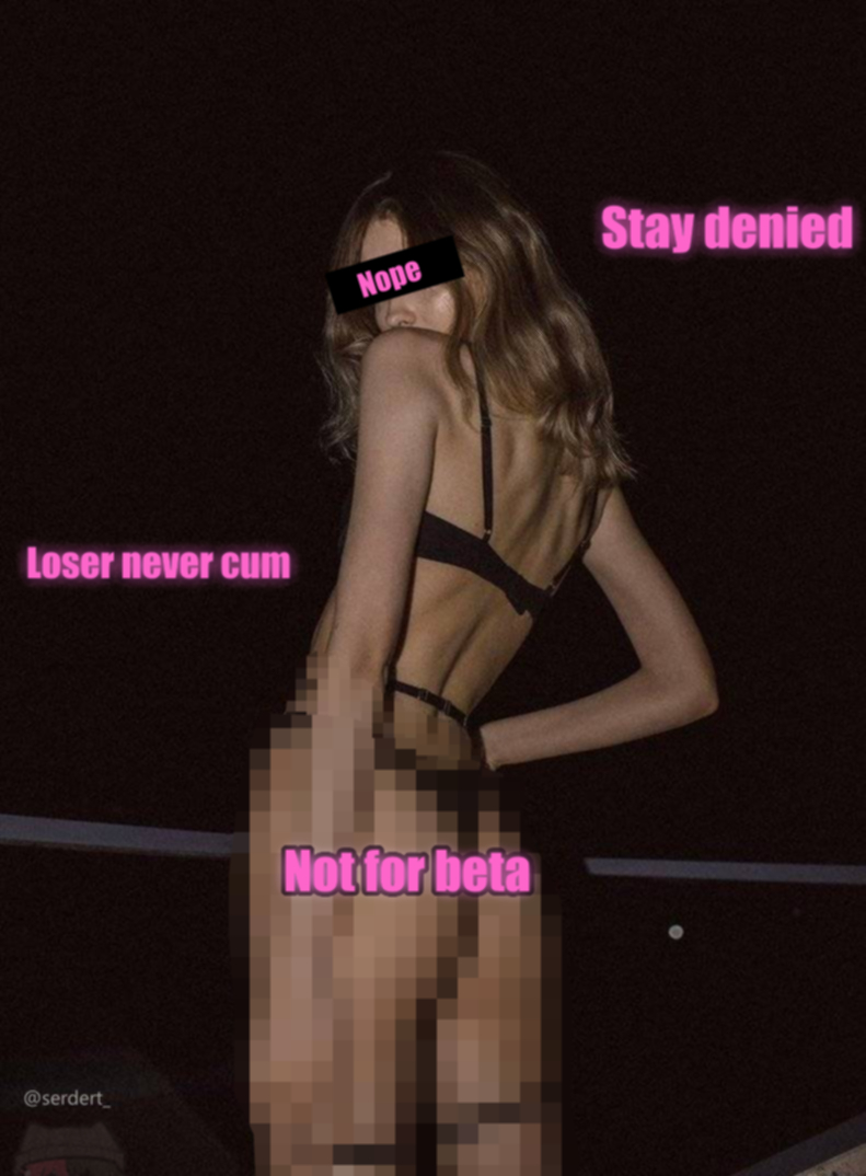 Serdert_'s tweet photo. no ass for you loser https://t.co/5O9oeeDCBR