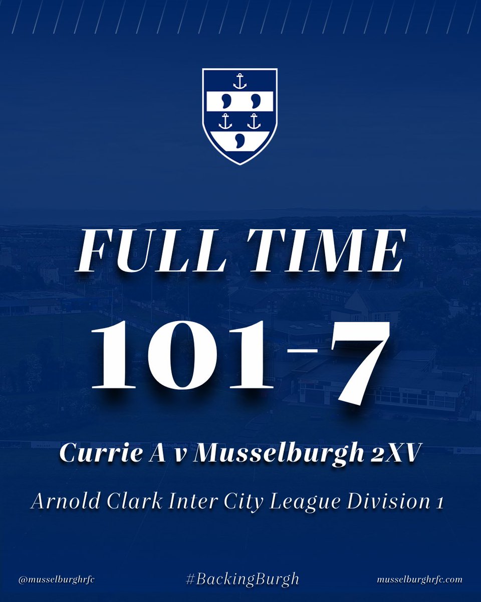 MusselburghRFC's tweet photo. /// FULL TIME RESULTS
Not to be on the road
#BackingBurgh https://t.co/ELSOuL6wbm