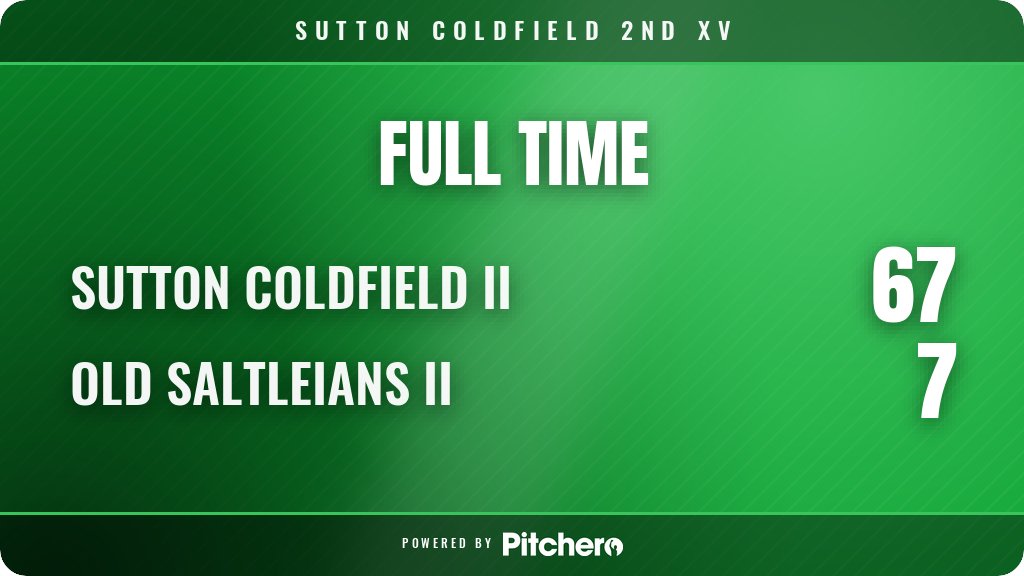 sc_rfc's tweet photo. FULL TIME: Sutton Coldfield II 67 - 7 Old Saltleians II
#SUTOLD #Pitchero
https://t.co/oOmeixFHJI https://t.co/RDBiOv5srV