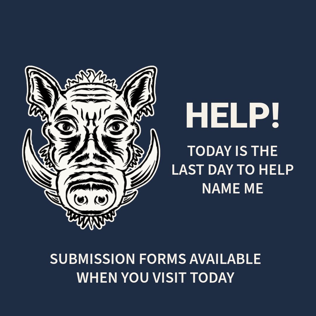 TheHogWallow's tweet photo. 🐗 LAST CALL TO NAME THE HOG! 🐗

Today is your final chance to enter our Name the Hog contest. Stop by the Hog, drop your entry in the box, and your suggestion could go down in Hog history.

🎁 The winner takes home a Hog Wallow canvas tote featuring yours truly front and center.

⏰ Entries close at the end of business TONIGHT.

📍 The Hog Wallow Pub, Cottonwood Heights

#HogWallow #NameTheHog #StillWallowin #CottonwoodHeights #SaltLakeCity #UtahLiveMusic