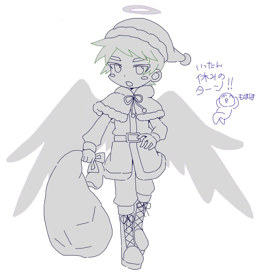 Apple_0219ktkr's tweet photo. のんびり描きすぎて疲れた~ https://t.co/X8XRA9VrjA
