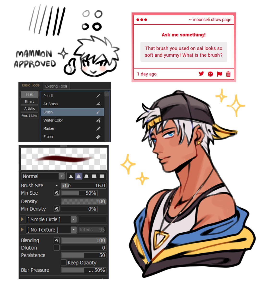 MoonceliArt's tweet photo. This brush is so satisfying to use~ https://t.co/lW2oBnuzGz