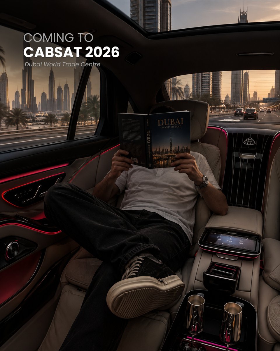 reserviox's tweet photo. Dubai is ready for CABSAT.

5–7 October | Dubai World Trade Centre
Three days of global media, broadcast and satellite technology and a city moving at full speed.

#cabsat2026 #cabsat #dubai #dubaievents #businesstravel #corporatetravel #broadcasttechnology #mediatechnology https://t.co/aXR5SBz5mr