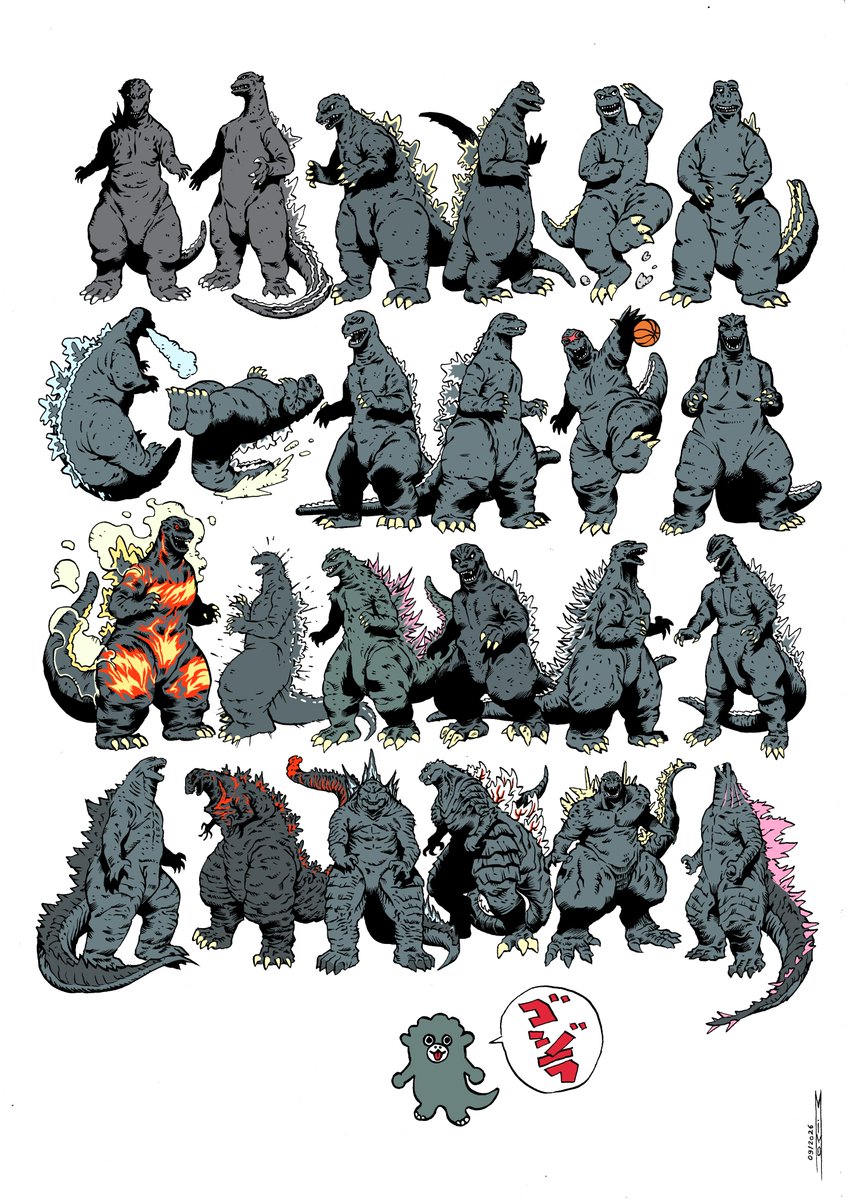 PeyraniMimo's tweet photo. all Godzilla https://t.co/wCVbDIqln7