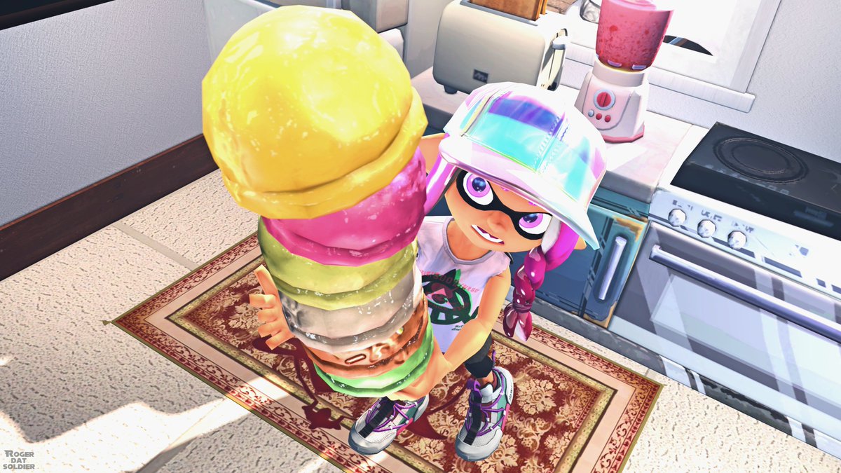 RogerDatSoldier's tweet photo. Don't let that scoops of ice cream fall down to the ground

#Splatoon #Splatoon3 #Splatoonfanart #Splatoonoc #SplatoonSFM #SourceFilmmaker https://t.co/YBYqlQLqvg