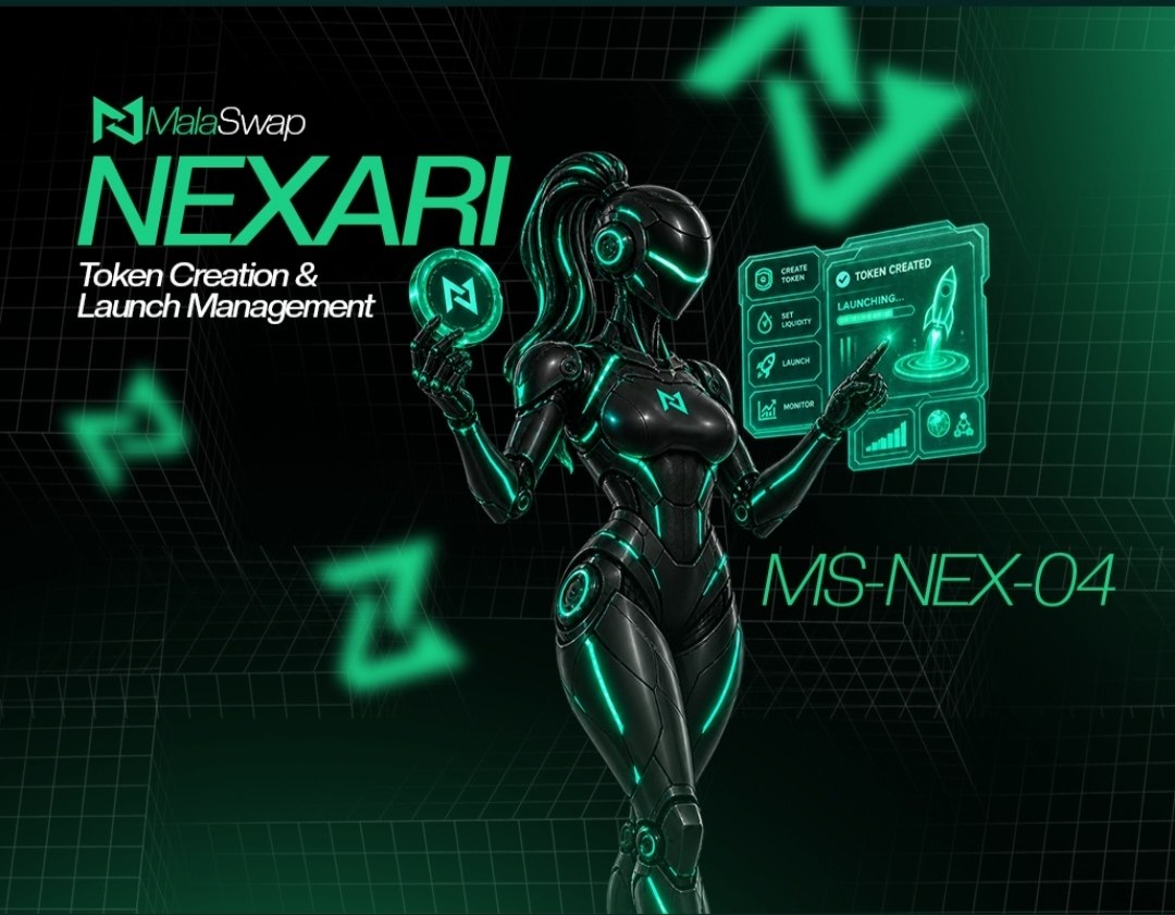 MalachiteonARC's tweet photo. MEET NEXARI

Today, we’re introducing Nexari, one of the AI agents powering MalaSwap, built to help with token creation and launch management.

Got a token idea? Nexari helps turn that idea into an actual project:

⚡ Create your token
🚀 Launch it through the MalaSwap Launchpad
🛠️ Handle the key steps involved in getting your project live

No complicated process. No need to figure everything out alone.

You bring the vision. Nexari helps bring it to life. ���💚

The future of launching on Arc is getting smarter.