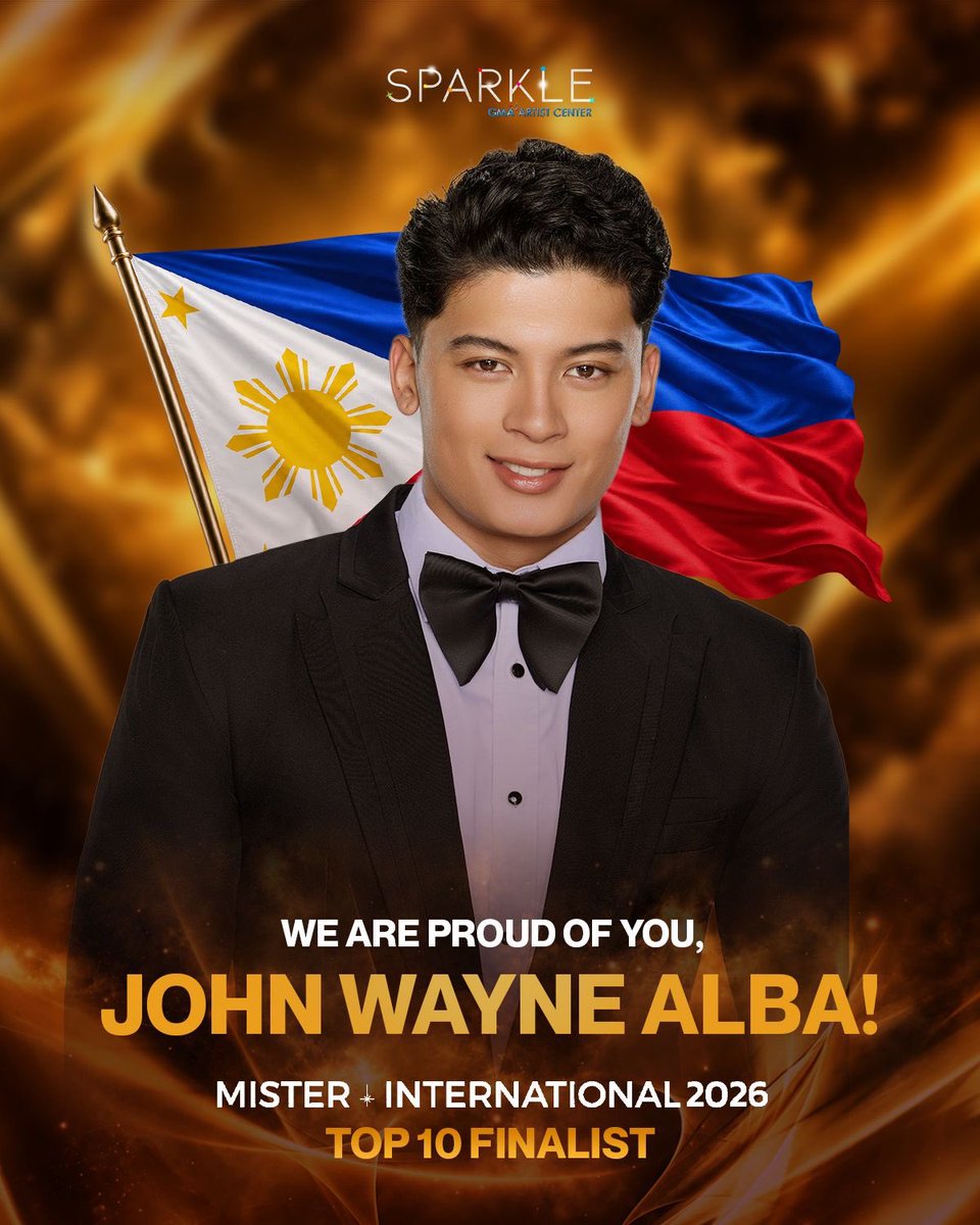 Sparkle_GMA's tweet photo. YOU MADE US PROUD, JOHN WAYNE! π΅π
Thank you for representing the Philippines with pride at Mister International 2026! π
#MisterInternational #MisterInternational2026 #MisterPilipinasWorldwide #JohnWayneAlba #Philippines https://t.co/bWW6ZZfqS3