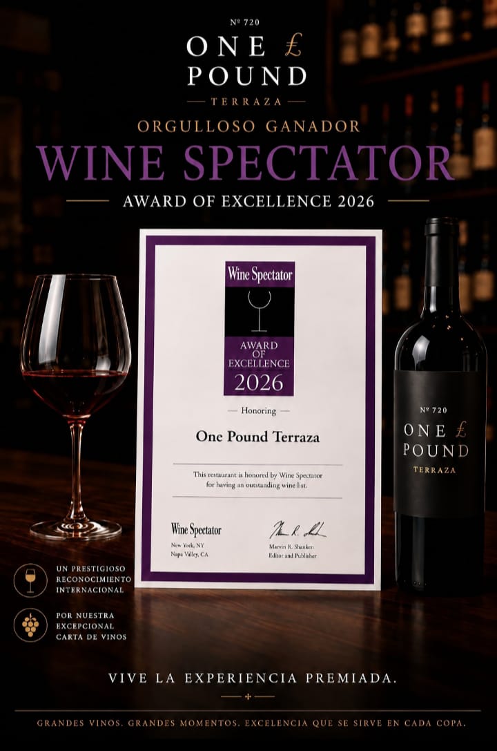 OnePoundRest's tweet photo. ¡ORGULLOSO GANADOR DEL WINE SPECTATOR 2026!

#OnePoundRest #WineSpectator #Wine #Vino #WineBar #Terraza #Comidas #Cenas #Eventos #Food #British #Maridaje #onepound #Restaurante #LomasDeChapultepec #SantaFe #Polanco #Dondeir #InterLomas https://t.co/iDyoWmAeBY