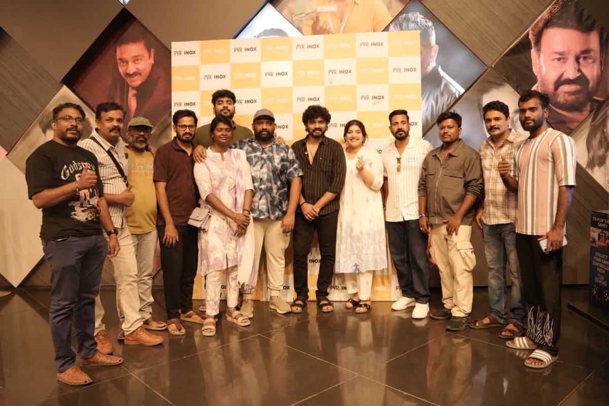 kollywoodtalks's tweet photo. #TheDarkHeaven team receives phenomenal reception with house-packed shows at INOX Prozone Mall in Coimbatore. 

Running successfully in Theatres Near You

@its_Sidhu__ @balajibmass @manojbmass @manibk17
@PROSakthiSaran @Editonraaja @sakthibalaji1 https://t.co/1JMzVfjMmQ