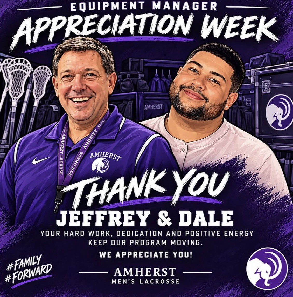 Smiffer2x's tweet photo. BREAKING 🚨🚨: #Amherst MLAX has fallen victim to the usage of AI #slop graphics on their IG. This is an unfortunate hit to the Mammoths athletic program. Shoutout Dale and Jeff tho, total chillers #shrink https://t.co/170RA7Y8Mp