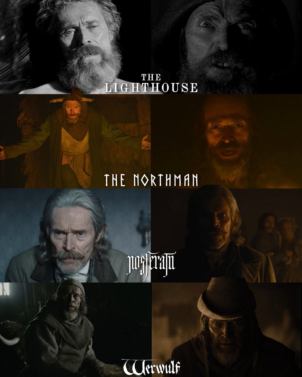 screenscaps's tweet photo. Com exceção de A Bruxa (2015), Willem Dafoe esteve em absolutamente todos os filmes dirigidos pelo Robert Eggers. https://t.co/it63I4j1eI
