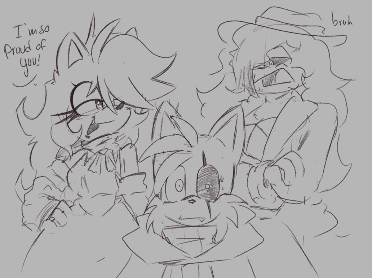 MintAddictWolfy's tweet photo. Ignoring everything that's happening

@Sinamaxys DREW THE FOUND FAMILY !!

ALSO HAI @Emeraldguy17!!

#EyeOfApocalypse #EyeofExen https://t.co/DJmBiq6NQK
