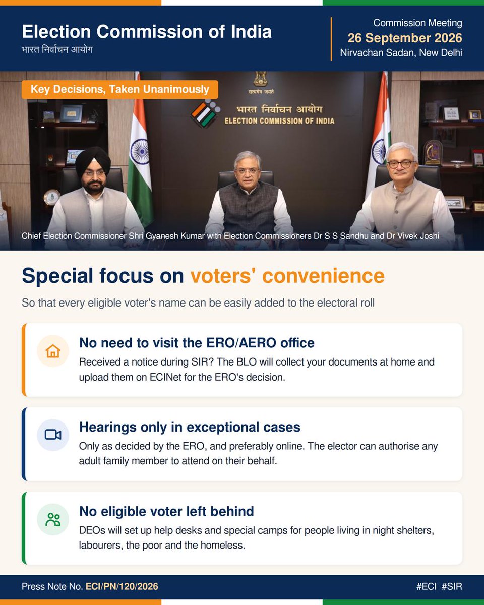rnssroy's tweet photo. ECI says its Commissioners were free to offer suggestions and objections during . Calling that a continuing institutional rift needs to be reconciled with this response. #IndiaExpressApologies @IndianExpress @RitikaChopra__
https://t.co/0M6njXvqvj