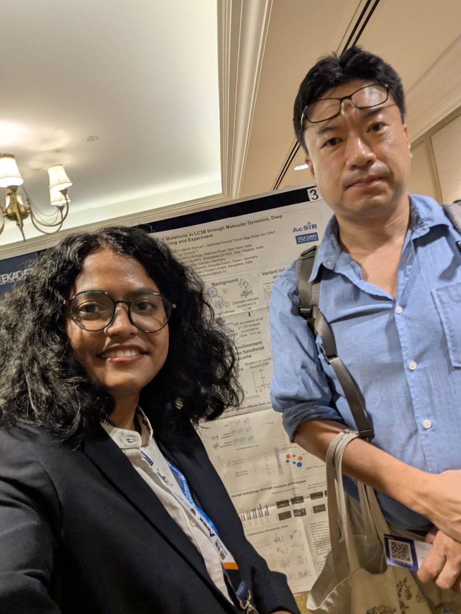 AKANKSHAARUN1's tweet photo. Thanks to everyone who came by with questions and to my co-authors and collaborators and brilliant minds I met there. @jesucastin @Sci_Lipi @mbuanand @lan24hd
#ISCBAPAC #APBioNET #CompBio https://t.co/IigUl77dZN