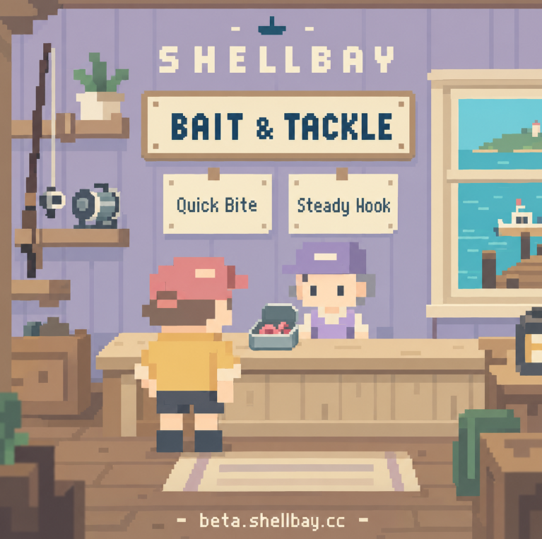 Shellbay_rb's tweet photo. Quick Bite: less waiting.
Steady Hook: more time to react, easier line tension.
Both use the same bait supply in Shellbay. Pick your mode before you cast.

Which one do you usually go with? https://t.co/RUDc8Cn3w3