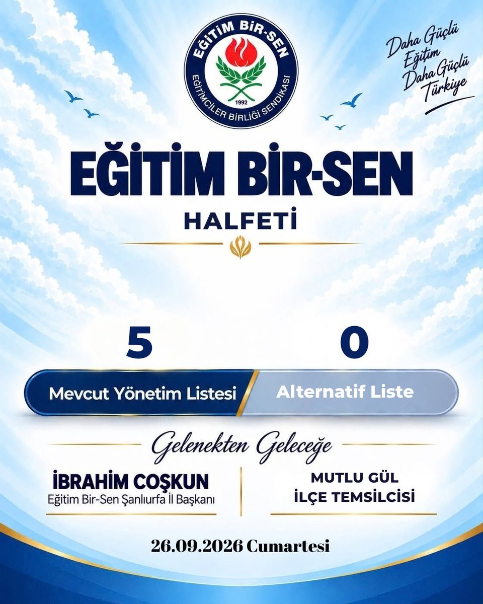 ibrahimcoskun63's tweet photo. Halfeti ilçemizde bugün tek liste olmasına rağmen yoğun bir katılımla delegelik seçimlerimiz gerçekleşti. 5 delegemizi belirleyerek Halfeti seçimlerini tamamlayan kıymetli teşkilatımızı yürekten tebrik ediyorum.
Birlik, beraberlik ve güçlü teşkilat ruhuyla elde edilen bu sonuç;
Halfeti teşkilatımızın emeğinin ve kararlılığının göstergesidir.
Her zaman olduğu gibi omuz omuza, el ele daha güçlü yarınlara!
Diğer içlerimizde olduğu gibi Halfeti teşkilatımızla gurur duyuyoruz.
Biriz ve beraberiz..
#Halfeti
#GelenektenGeleceğe