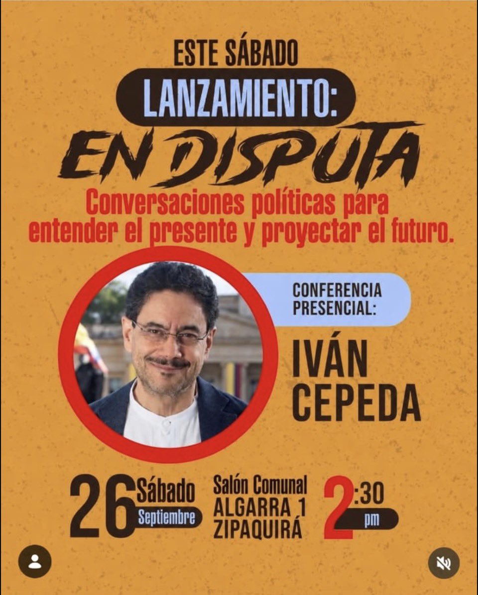 IvanCepedaCast's tweet photo. HOY ESTARÉ EN ZIPAQUIRÁ https://t.co/EZrJoHefUz