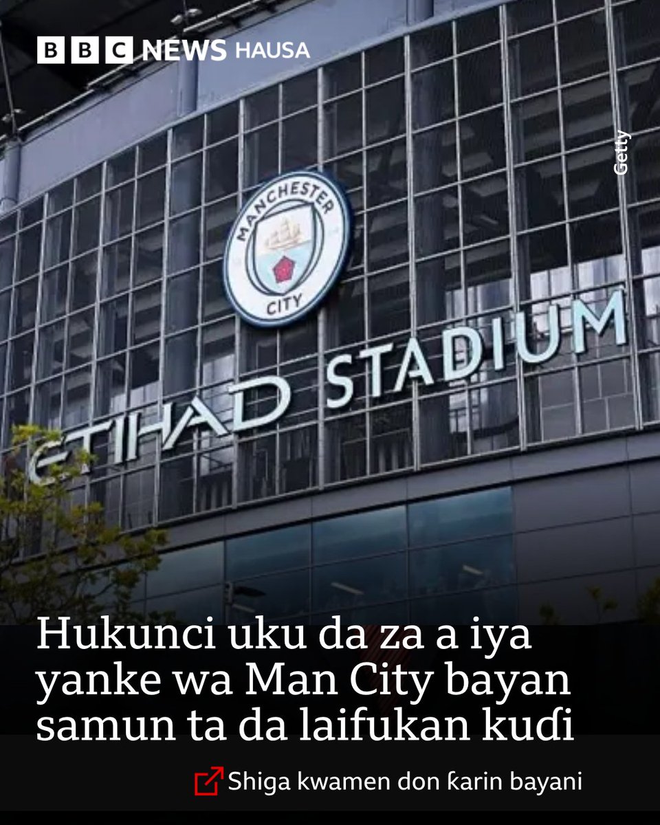 bbchausa's tweet photo. Man City ta ɗauki lauyoyi a ƙarƙashin jagorancin Lord Pannick KC, wanda aka ruwaito yana karbar £5,000 duk awa don ayyukansa.

Ƙarin bayani - https://t.co/YjW5edcZsf https://t.co/Atnpkky1N5