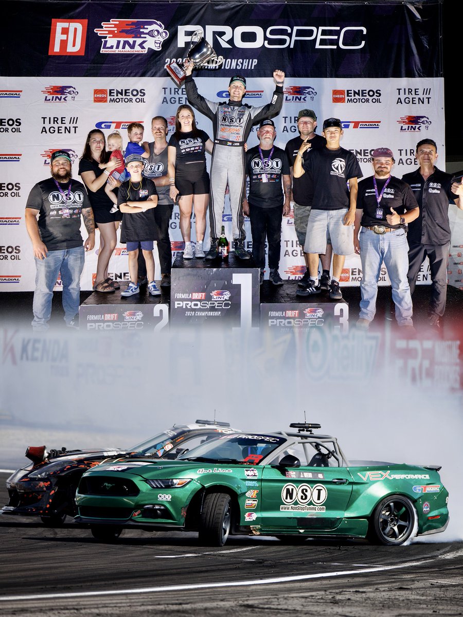 FormulaDrift's tweet photo. South Africa's Jason Webb: 2026 @Link_ECU PROSPEC runner-up, Rookie of the Year. ๐๐ฟ๐ฆ
#FormulaD #FormulaDRIFT #FDLV https://t.co/iDj5dIY1VN